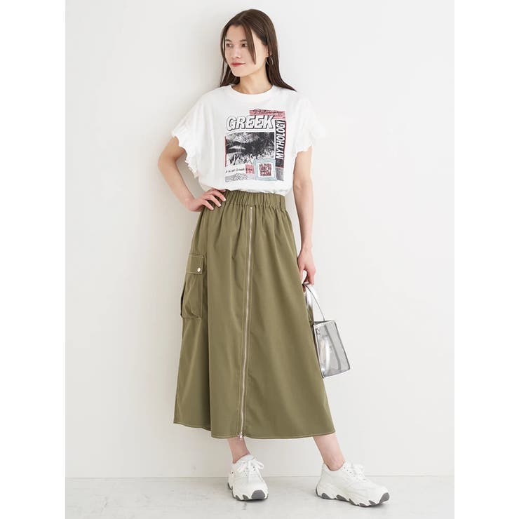 センターZIPカーゴスカート | Re-J＆SUPURE | 詳細画像5 