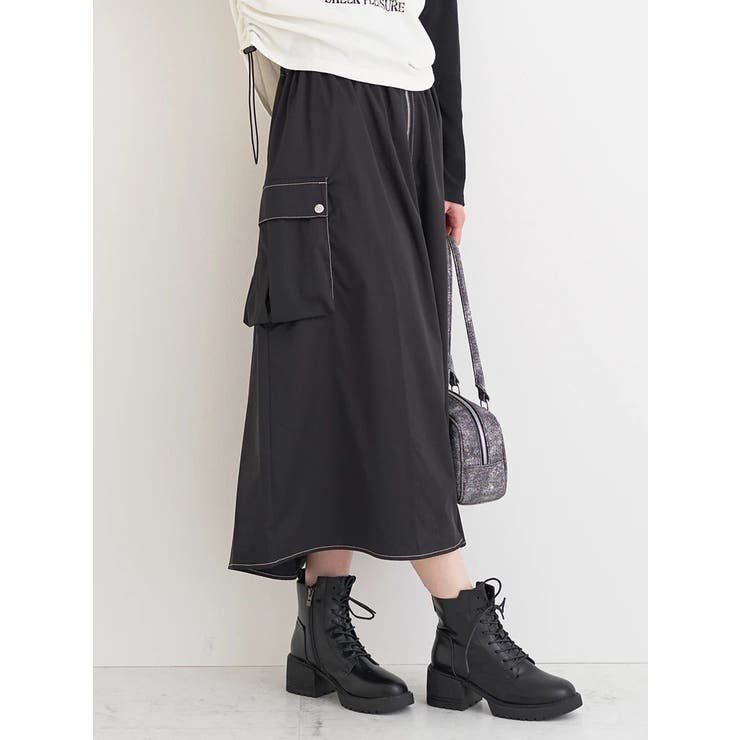 センターZIPカーゴスカート | Re-J＆SUPURE | 詳細画像11 