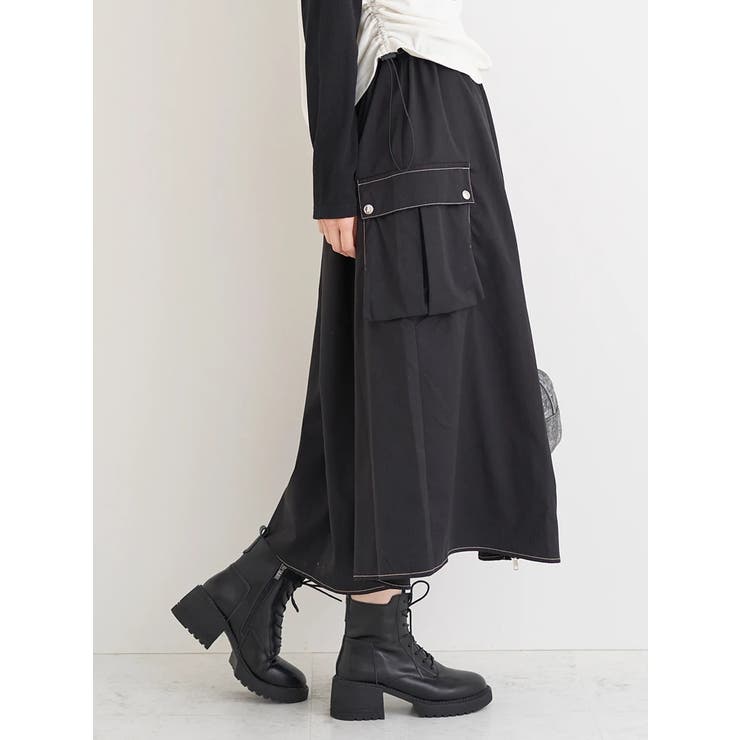 センターZIPカーゴスカート | Re-J＆SUPURE | 詳細画像12 