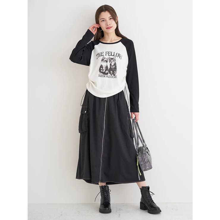 センターZIPカーゴスカート | Re-J＆SUPURE | 詳細画像14 