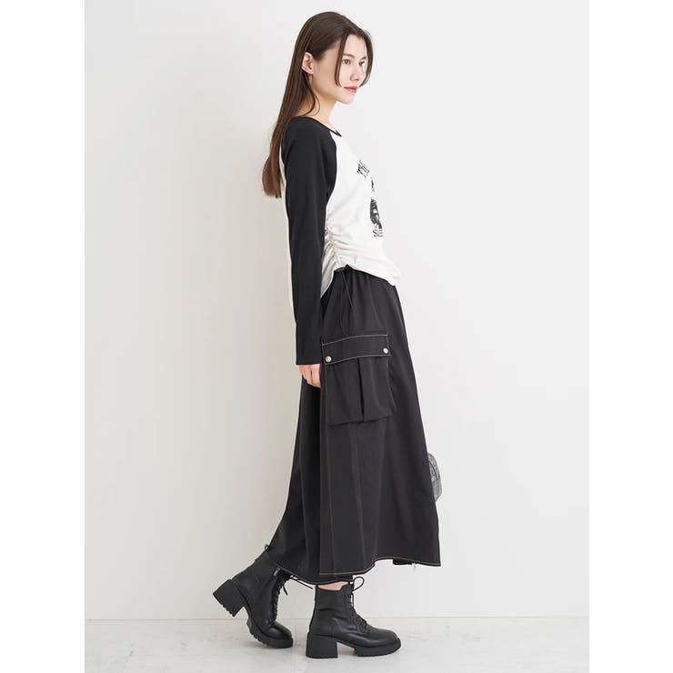 センターZIPカーゴスカート | Re-J＆SUPURE | 詳細画像18 