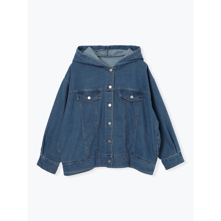 青 | フード付きデニムジャケット | Re-J＆SUPURE