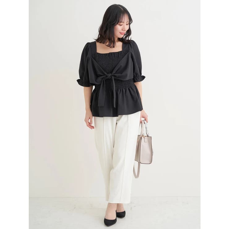 シャーリングリボンブラウス | Re-J＆SUPURE | 詳細画像22 