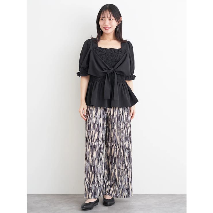 シャーリングリボンブラウス | Re-J＆SUPURE | 詳細画像23 