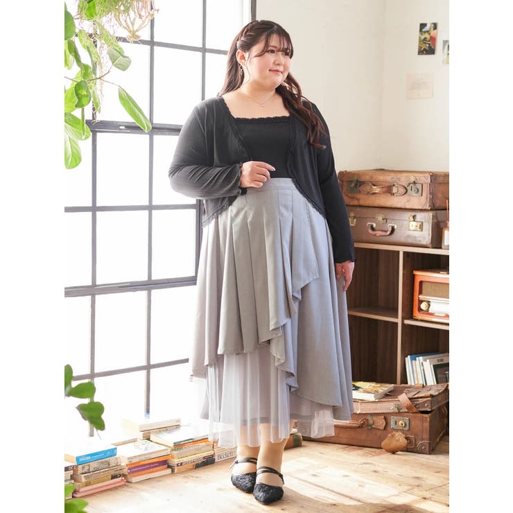 【Kannaコラボ】プリーツ×チュールラッフルスカート | Re-J＆SUPURE | 詳細画像26 