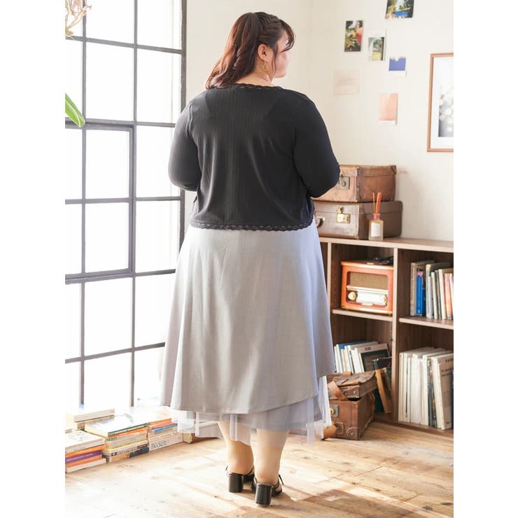 【Kannaコラボ】プリーツ×チュールラッフルスカート | Re-J＆SUPURE | 詳細画像29 