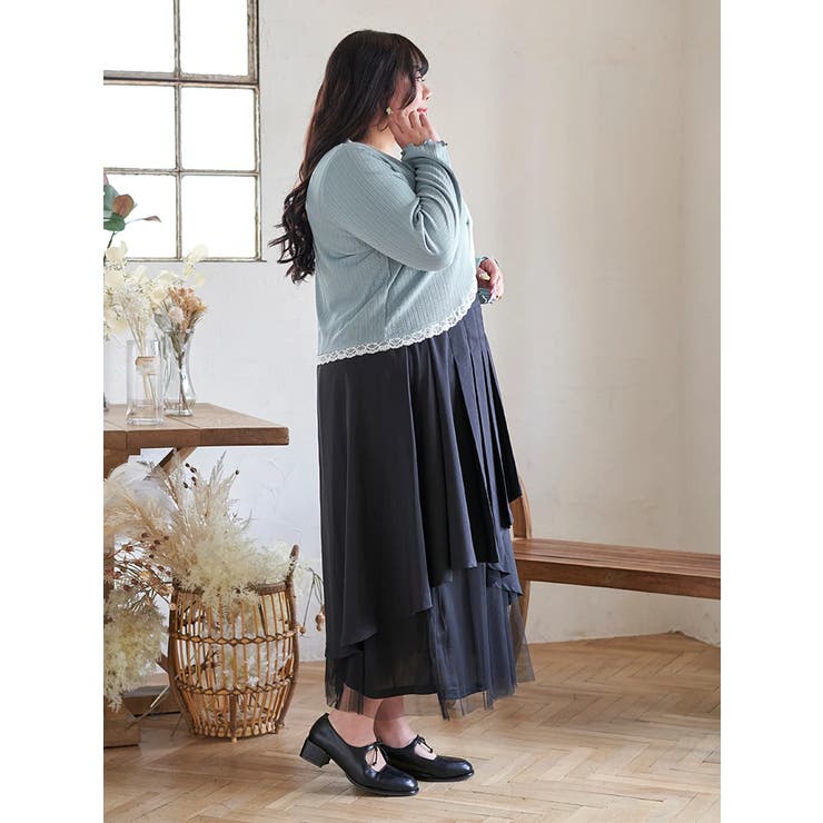 【Kannaコラボ】プリーツ×チュールラッフルスカート | Re-J＆SUPURE | 詳細画像39 