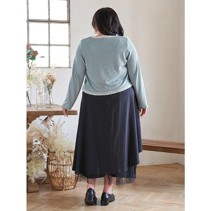 【Kannaコラボ】プリーツ×チュールラッフルスカート | Re-J＆SUPURE | 詳細画像40 