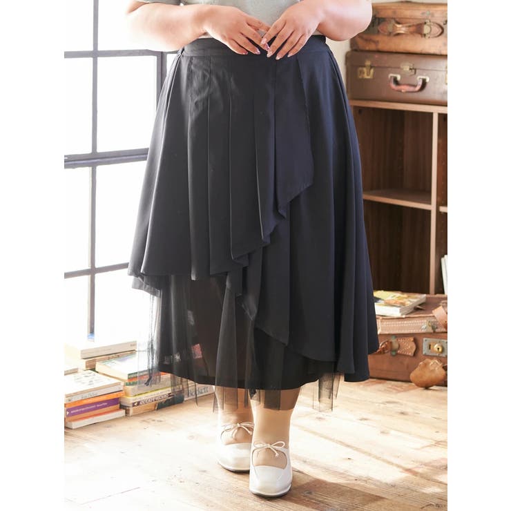 【Kannaコラボ】プリーツ×チュールラッフルスカート | Re-J＆SUPURE | 詳細画像41 