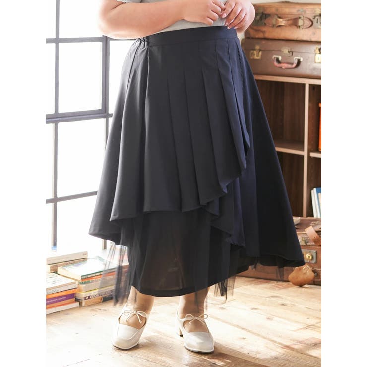 【Kannaコラボ】プリーツ×チュールラッフルスカート | Re-J＆SUPURE | 詳細画像42 