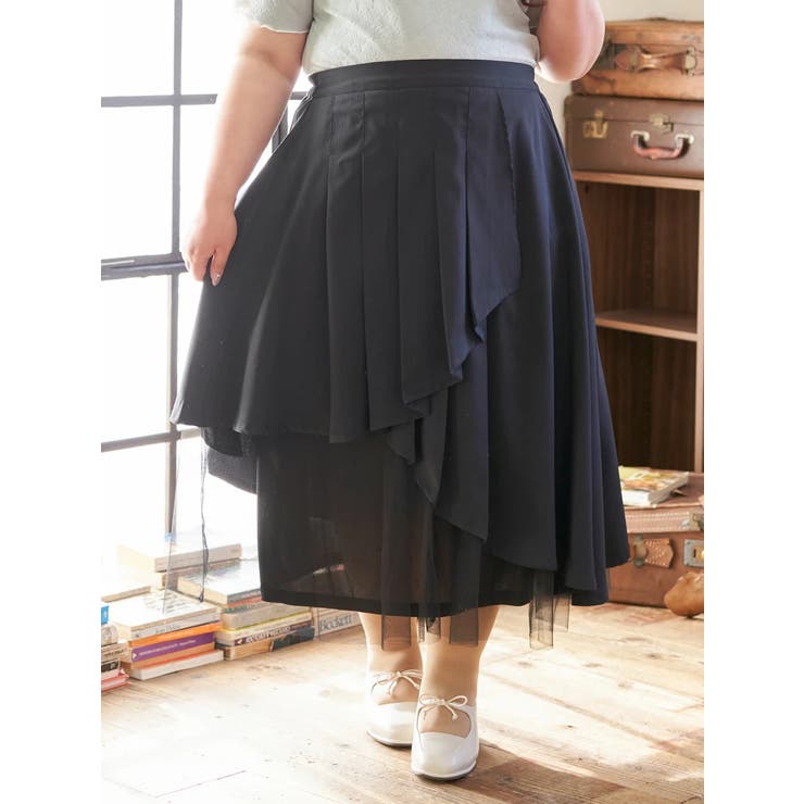 【Kannaコラボ】プリーツ×チュールラッフルスカート | Re-J＆SUPURE | 詳細画像43 