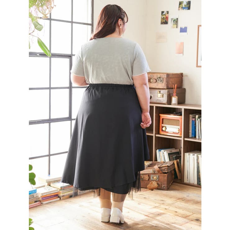 【Kannaコラボ】プリーツ×チュールラッフルスカート | Re-J＆SUPURE | 詳細画像50 