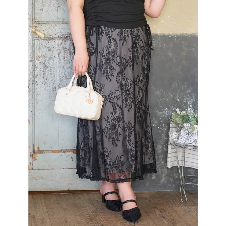 【Kannaコラボ】レースマーメイドスカート | Re-J＆SUPURE | 詳細画像1 