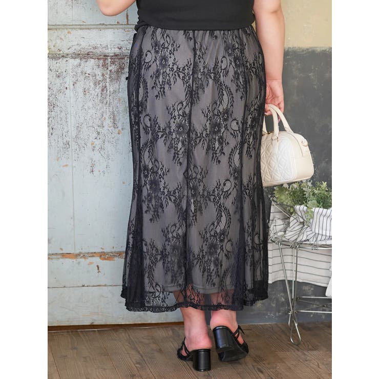 【Kannaコラボ】レースマーメイドスカート | Re-J＆SUPURE | 詳細画像2 