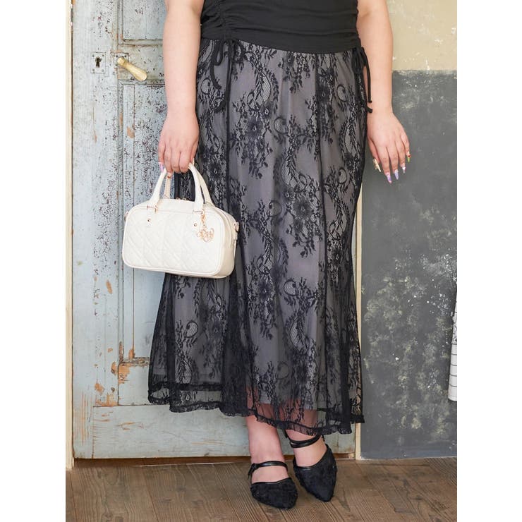 【Kannaコラボ】レースマーメイドスカート | Re-J＆SUPURE | 詳細画像3 