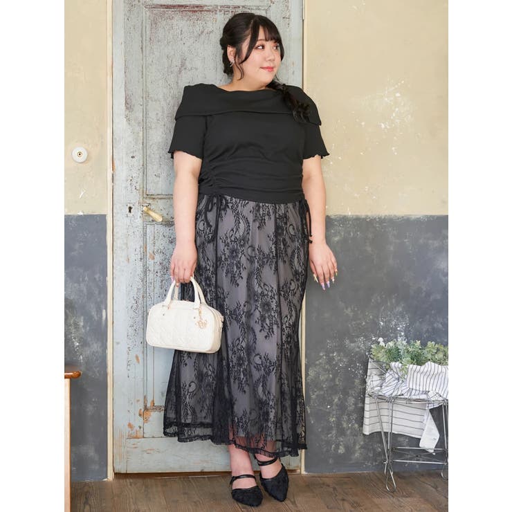 【Kannaコラボ】レースマーメイドスカート | Re-J＆SUPURE | 詳細画像7 