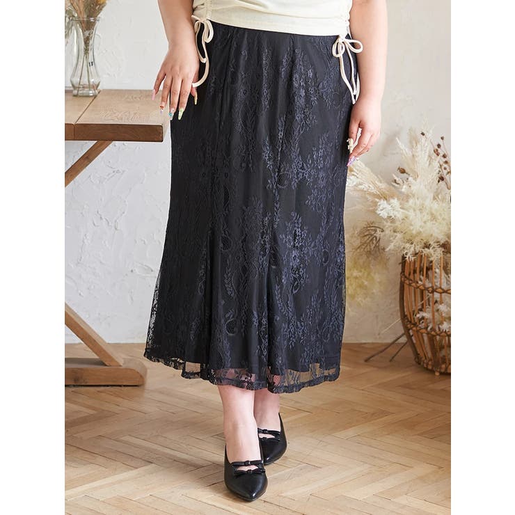 【Kannaコラボ】レースマーメイドスカート | Re-J＆SUPURE | 詳細画像16 