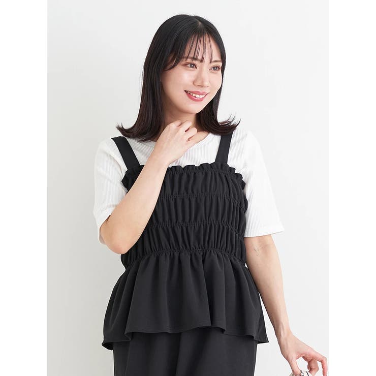 [SET]シャーリングジャンパースカート×リブTシャツ | Re-J＆SUPURE | 詳細画像17 