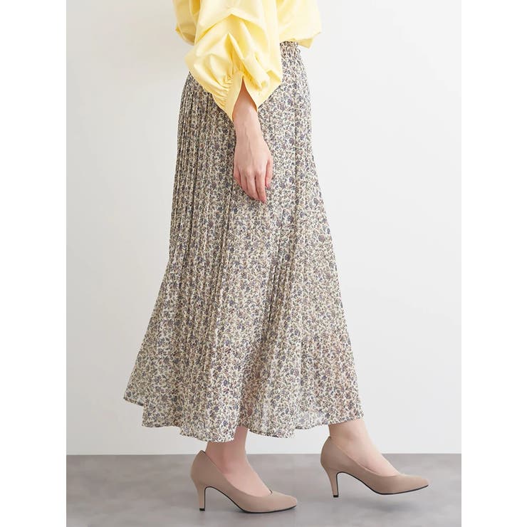 花柄アソートプリーツスカート | Re-J＆SUPURE | 詳細画像3 