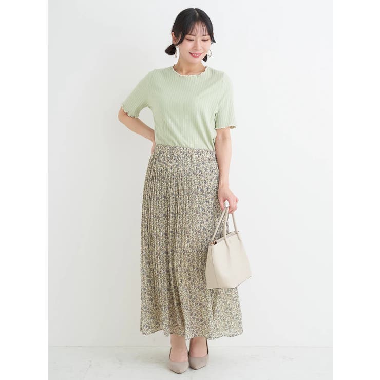 花柄アソートプリーツスカート | Re-J＆SUPURE | 詳細画像12 