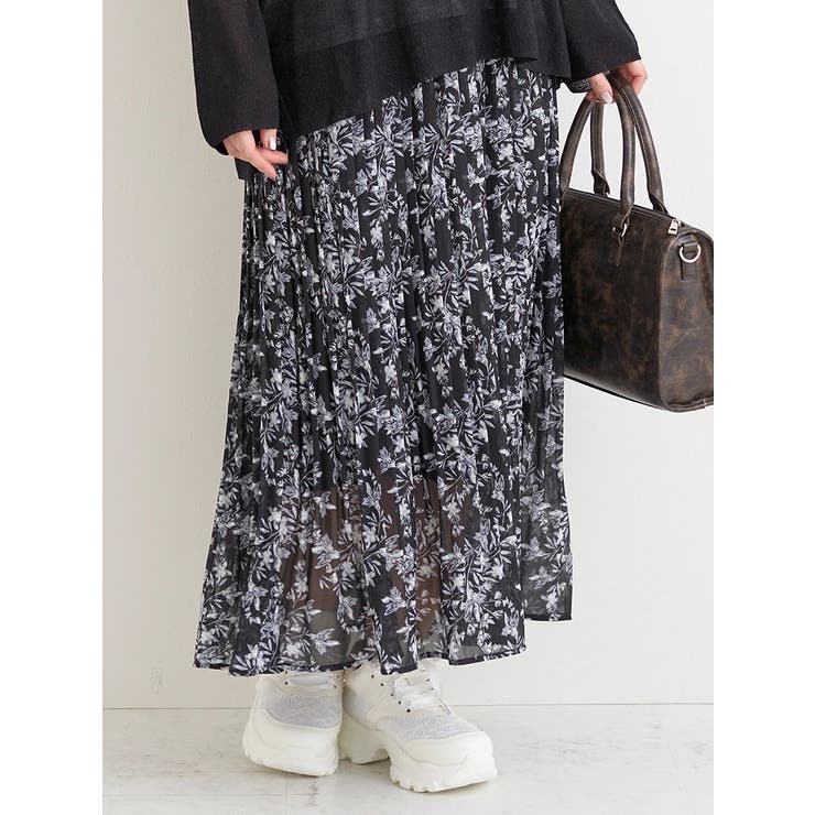 花柄アソートプリーツスカート | Re-J＆SUPURE | 詳細画像37 