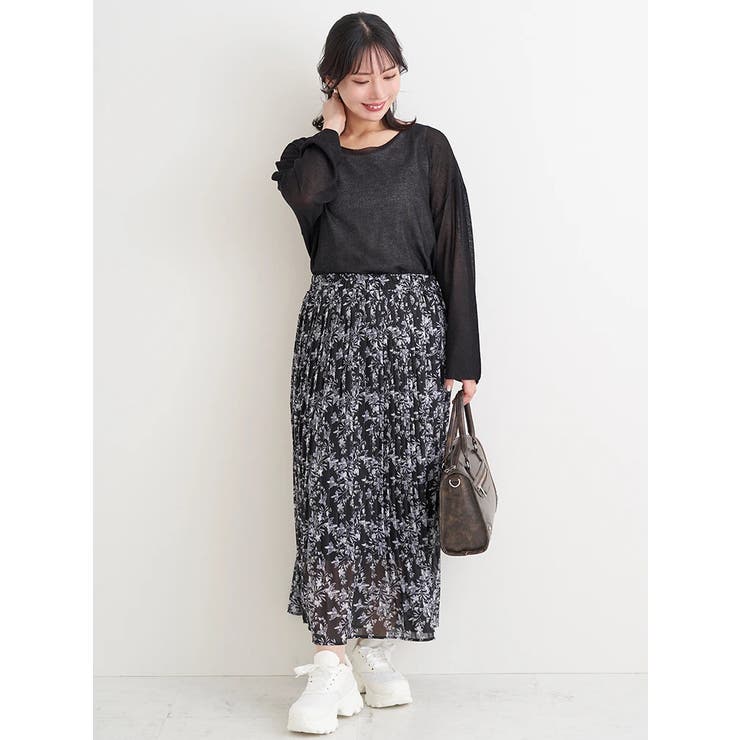 花柄アソートプリーツスカート | Re-J＆SUPURE | 詳細画像40 