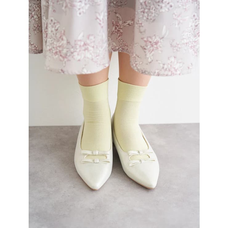 【la farfa SHOES/ラ・ファーファシューズ】ダブルリボンパンプス | Re-J＆SUPURE | 詳細画像5 