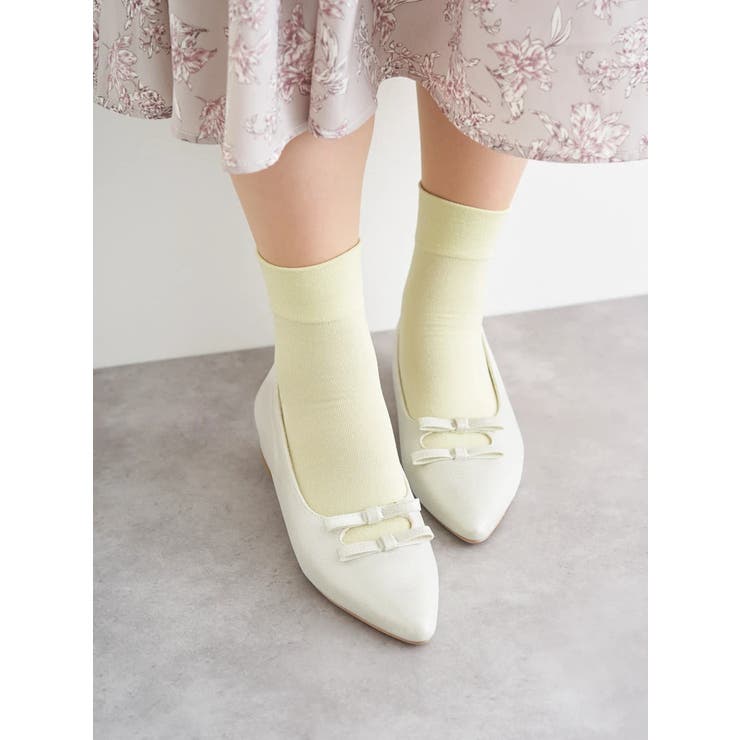 【la farfa SHOES/ラ・ファーファシューズ】ダブルリボンパンプス | Re-J＆SUPURE | 詳細画像6 