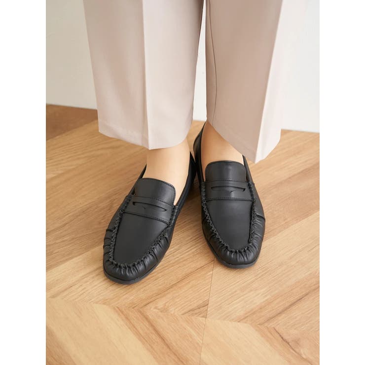 【la farfa SHOES/ラ・ファーファシューズ】ギャザーローファー | Re-J＆SUPURE | 詳細画像4 