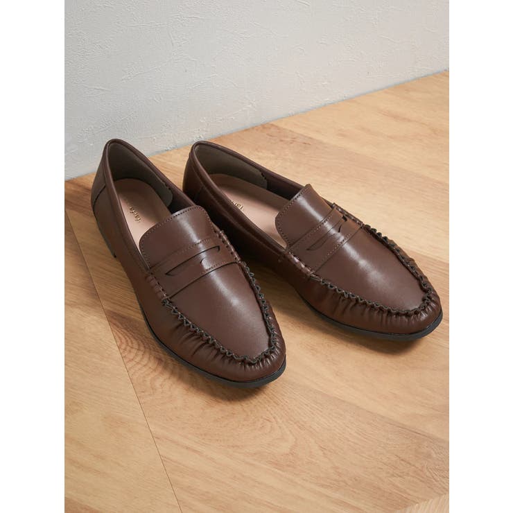 【la farfa SHOES/ラ・ファーファシューズ】ギャザーローファー | Re-J＆SUPURE | 詳細画像8 