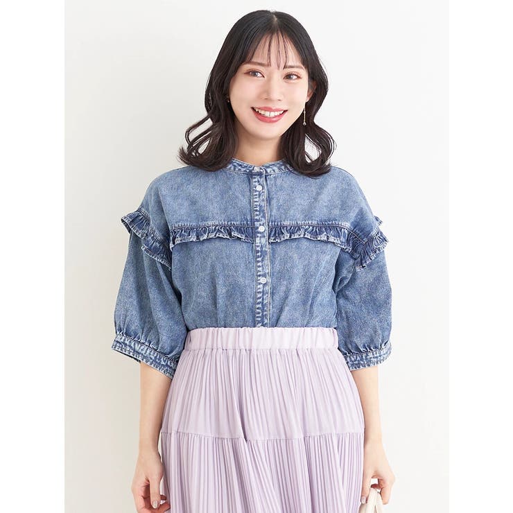 デニムフリルシャツ | Re-J＆SUPURE | 詳細画像2 