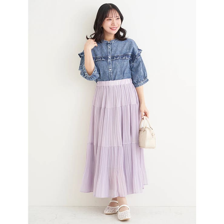 デニムフリルシャツ | Re-J＆SUPURE | 詳細画像7 