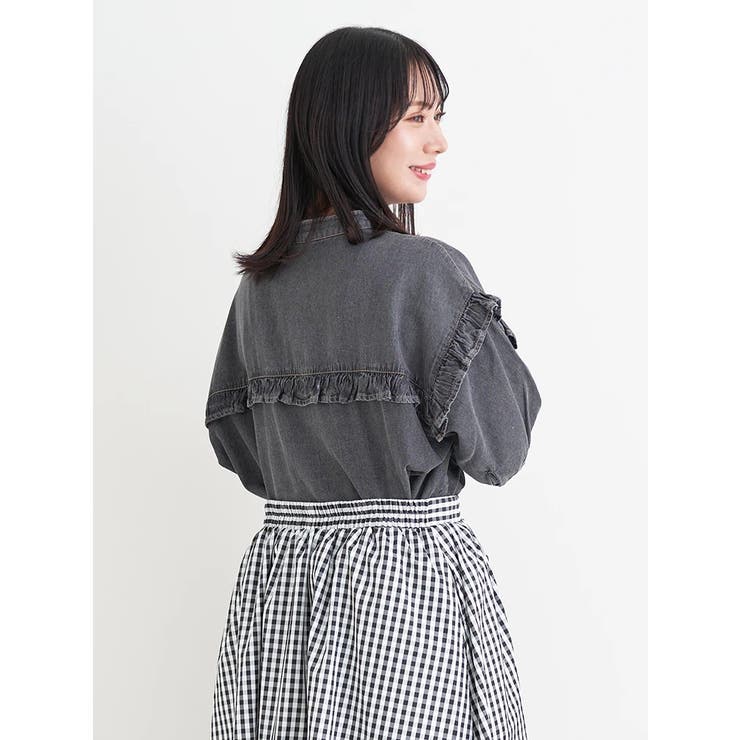 デニムフリルシャツ | Re-J＆SUPURE | 詳細画像13 