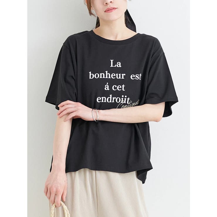 配色ロゴ刺繍Tシャツ | Re-J＆SUPURE | 詳細画像9 