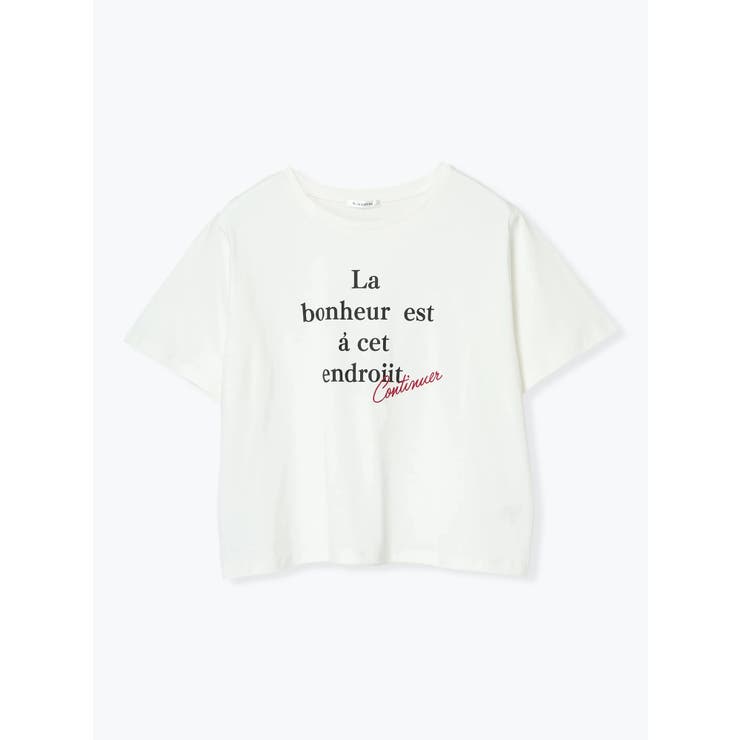 配色ロゴ刺繍Tシャツ | Re-J＆SUPURE | 詳細画像17 