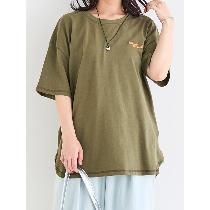 カーキ | BACKロゴTシャツ | Re-J＆SUPURE