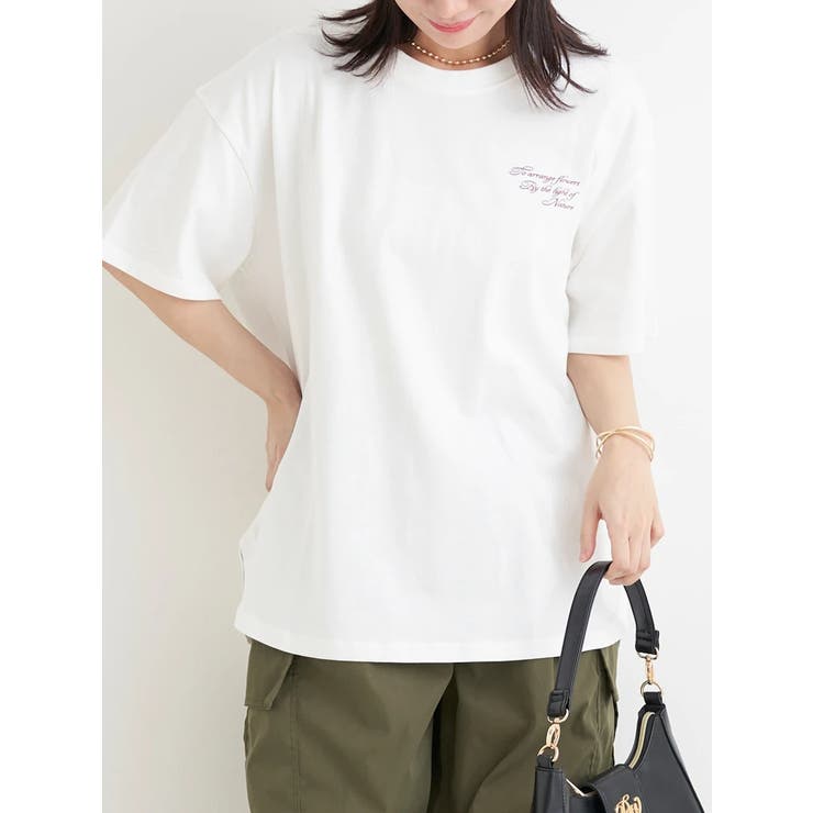 【接触冷感・UVカット】BACKフォトプリント×ロゴ刺繍Tシャツ | Re-J＆SUPURE | 詳細画像8 