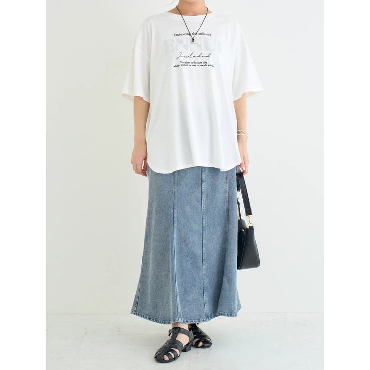 【キレサラ 機能Tシャツ】ラインストーン×フロッキーロゴTシャツ | Re-J＆SUPURE | 詳細画像14 