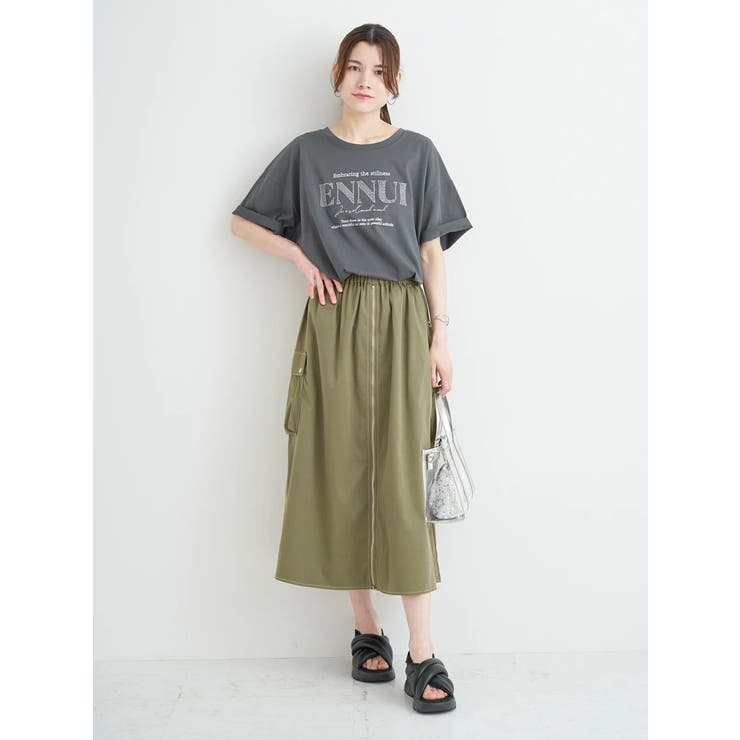 【キレサラ 機能Tシャツ】ラインストーン×フロッキーロゴTシャツ | Re-J＆SUPURE | 詳細画像20 