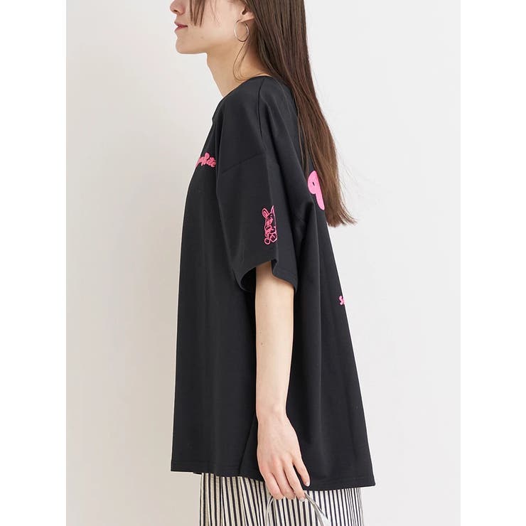 ウサギラメ発泡プリントTシャツ | Re-J＆SUPURE | 詳細画像4 
