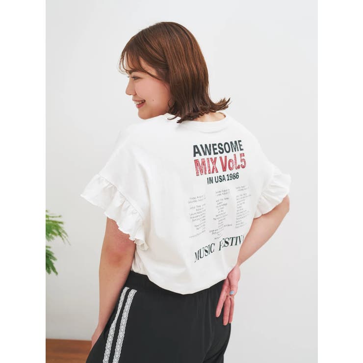 袖フリルバンドTシャツ | Re-J＆SUPURE | 詳細画像4 
