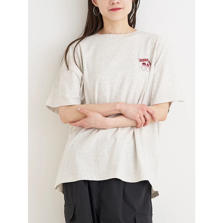 BACKウサギ刺繍Tシャツ | Re-J＆SUPURE | 詳細画像3 