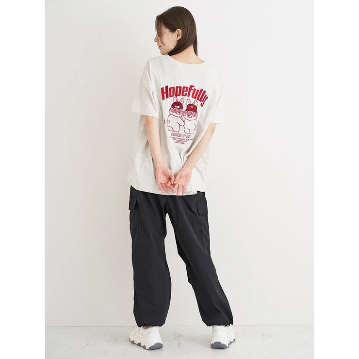 BACKウサギ刺繍Tシャツ | Re-J＆SUPURE | 詳細画像9 