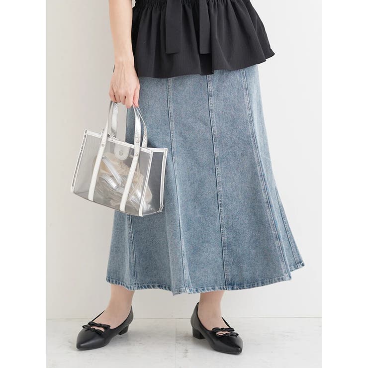 サックス | デニムマーメイドスカート | Re-J＆SUPURE