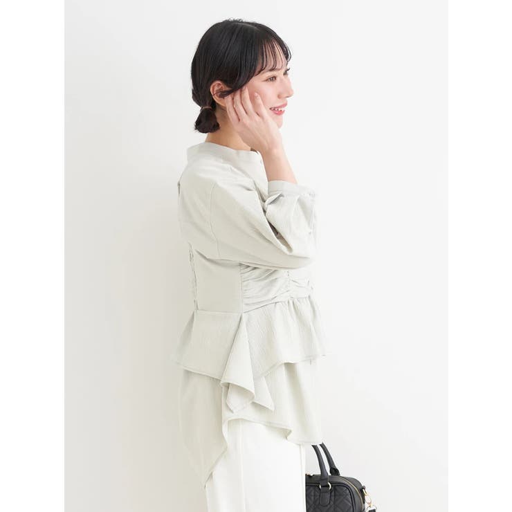 【WEB限定】[SET]ノーカラーシャツ×ビスチェ | Re-J＆SUPURE | 詳細画像3 