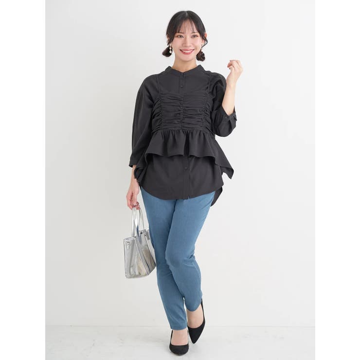 【WEB限定】[SET]ノーカラーシャツ×ビスチェ | Re-J＆SUPURE | 詳細画像13 