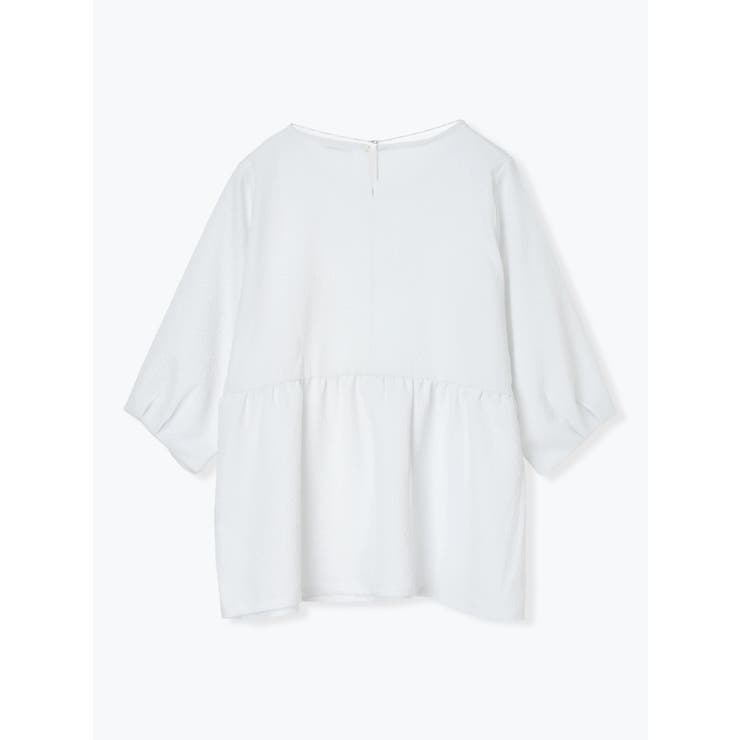 アクセサリー付き７分袖ぺプラムプルオーバー | Re-J＆SUPURE | 詳細画像11 