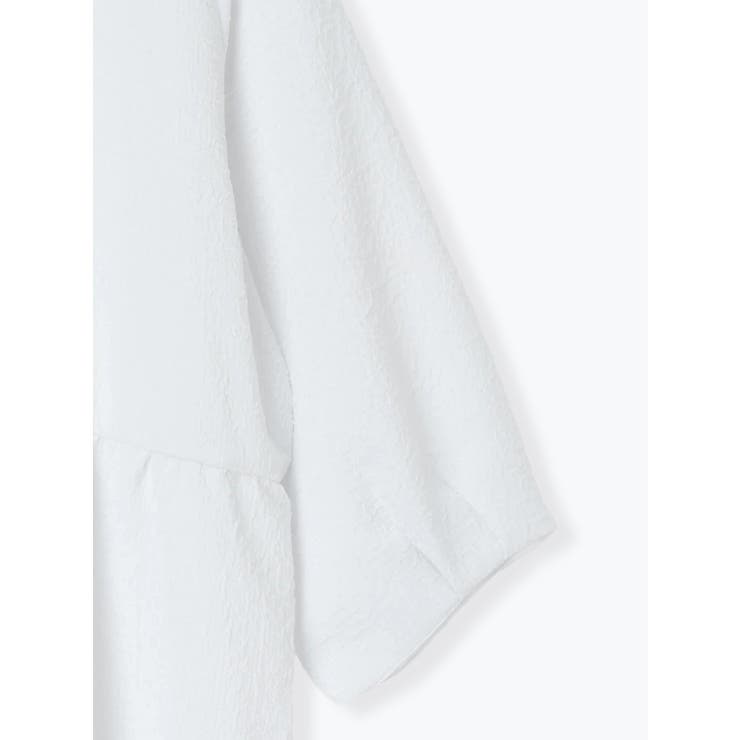 アクセサリー付き７分袖ぺプラムプルオーバー | Re-J＆SUPURE | 詳細画像13 