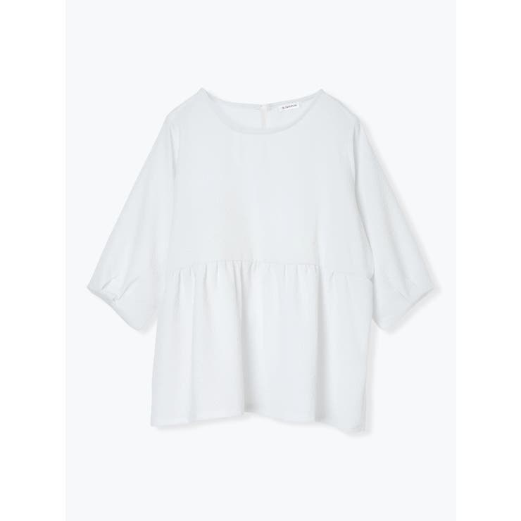 アクセサリー付き７分袖ぺプラムプルオーバー | Re-J＆SUPURE | 詳細画像17 