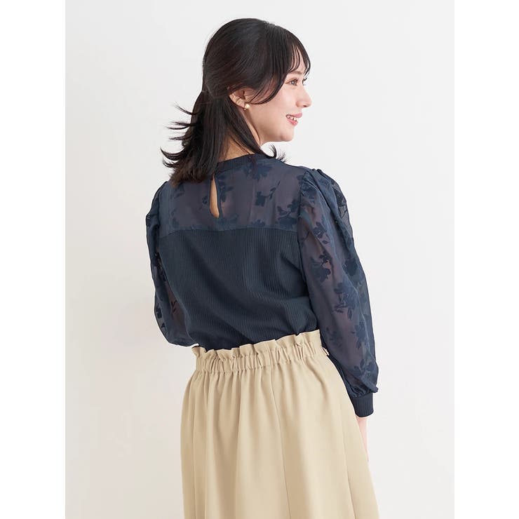 フロッキー花柄プルオーバー | Re-J＆SUPURE | 詳細画像4 